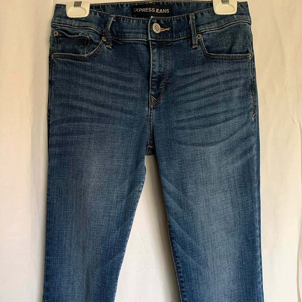 Express Performance Stretch Skinny Mid Rise Jean